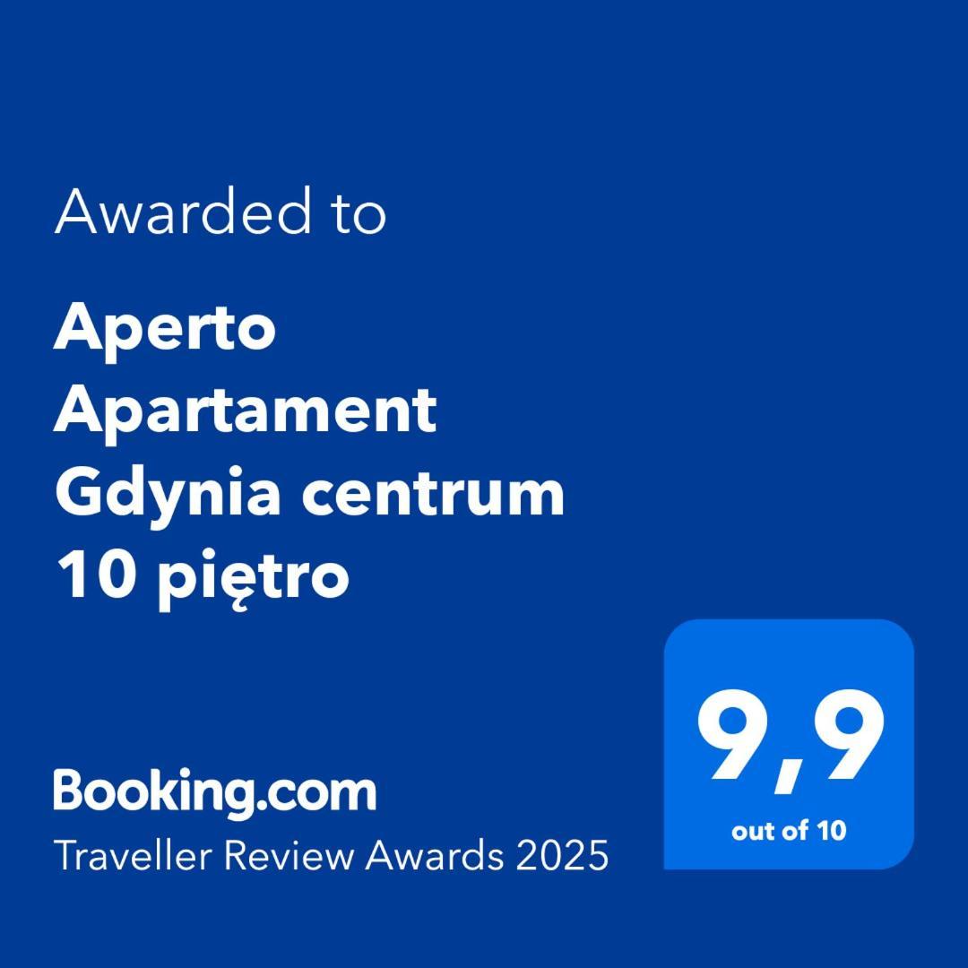 Aperto Apartament Gdynia Centrum 10 Pietro 外观 照片